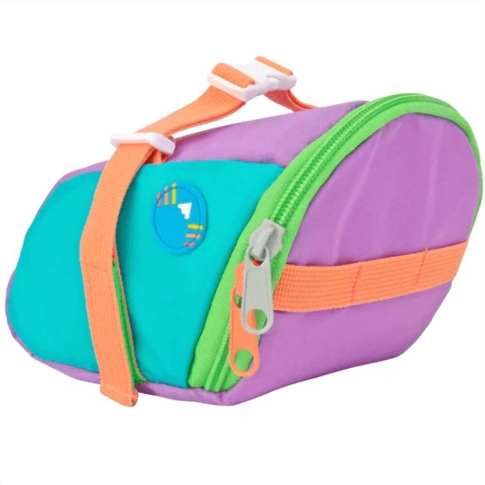 NEW MOKUYOBI unisex tippy talk bike seat bag in multi
